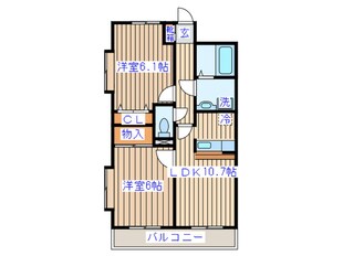 プラ－ナ泉中央の物件間取画像